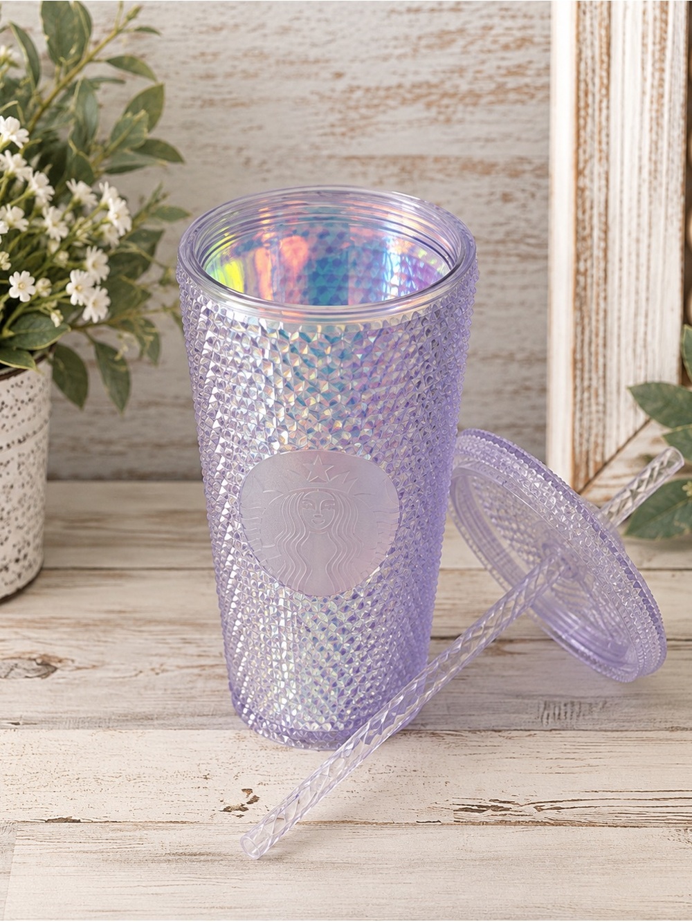 Starbucks 2023 Iridescent Studded 16OZ Cold Cup Tumbler. - Picture 1 of 7